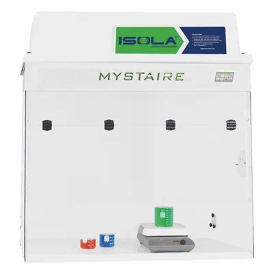 MYSTAIRE Stasiun Kerja Tersaring: Isola VUE, 72 in Lebar Keseluruhan, 53 in Tinggi Keseluruhan - Instructional Ductless Fume Hoods
