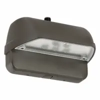 Wall Pack: LED, 1,150 lm, 4000K, 13 W, 120 to 277V AC, Type III, 5 1/4 in Overall Ht (MPN LNC-5LU-4K-3-1-PCU)