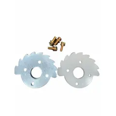 Steel latch pawl assembly designed for RA Series reels. Engages and disengages the reel locking mechanism to secure hose or cable during use and release during retraction. Direct replacement part for restoring proper latching function.