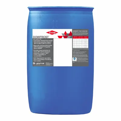 DOWFROST Fluida Pemindah Panas: DOWFROST, Aman untuk Makanan, Konsentrasi 35%, Jernih - Food-Grade Propylene Glycol