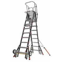 LITTLE GIANT Combination Ladder: 2 Configurations, Fiberglass, 375 lb Load Capacity, 156 lb Wt (MPN 18515-243)