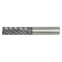 WIDIA HANITA Corner Radius End Mill: Carbide, AlTiN Coated, 7 Flute, 1" Mill Dia, 3" LOC, 0.06" Rad (MPN 7V1E25008CT)
