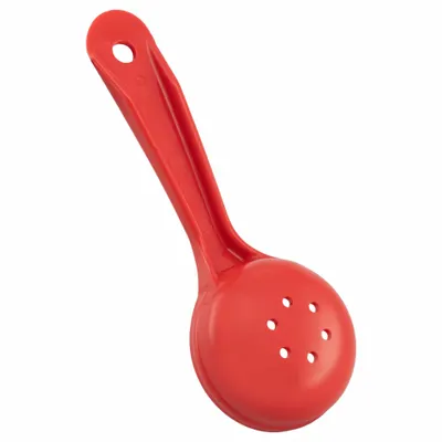 CARLISLE Sendok Kontrol Porsi: Kapasitas 2 oz, Asetal, Berlubang, Merah, Bersertifikat NSF - Portion Control Spoons