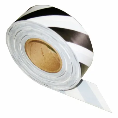 DISASTER MANAGEMENT SYSTEMS Pita Triase: Hitam/Putih, (1) Gulungan Pita 300 ft - Ribbons for Triage