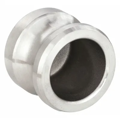 USA INDUSTRIALS Steker Debu: Ukuran Kopling 5 in, Tekanan Kerja Maks. 75 psi @ 70 F - Type DP Stainless Steel Cam & Groove Dust Plugs