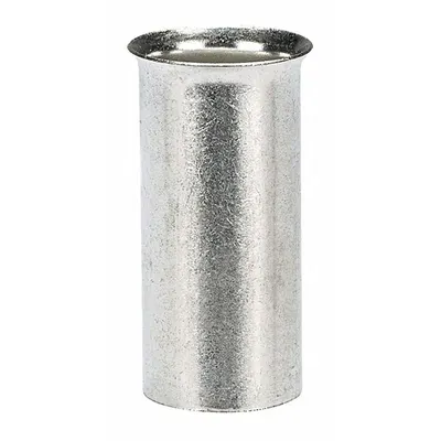 PANDUIT Ferrule Kawat: 1 AWG Ukuran Kawat Maks, Menampung 1 Kawat, Polos - Non-Insulated Ferrules