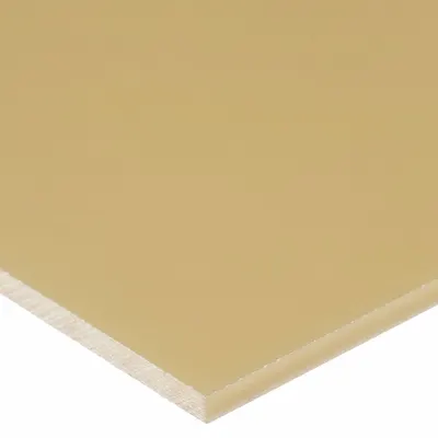 Batang ABS: Tebal 1 in, 6 in x 12 in, Buram, Beige, Kekuatan Tarik 6.200 psi - ABS Sheets & Bars