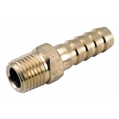 Fitting Selang Berduri: Untuk ID Selang 5/8 in - Low-Lead Brass Multipurpose (Air, Water, Chemical) Rigid Barbed Hose Fittings