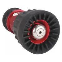This constant pressure (automatic) fog nozzle features a rigid aluminum body with NPSH threads and twist activation. It delivers a solid stream and is designed for fire suppression applications where consistent water flow is required