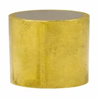 This cylindrical rare earth magnet is shielded and encased in brass, with a 3/8 in outside diameter and 0.375 in thickness. It delivers a maximum pull force of 2.63 lbf. The brass encasing protects the neodymium magnet and concentrates the magnetic field, making it suitable for holding, positioning, or retrieving ferrous parts in confined spaces