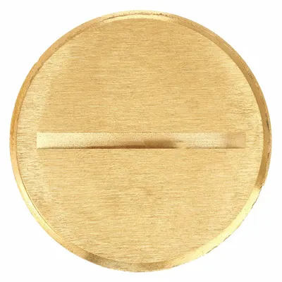 HUBBELL WIRING DEVICE-KELLEMS Flush Plug: Round, Brass, Hubbell, S3625/S3725/SA3625/SA3725 - Insert Plugs & Accessories for Floor Boxes