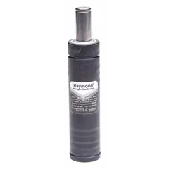 This gas spring from RAYMOND delivers 23,600 lbf of controlled force with an extended length of 182 mm and an M8 rod thread. It is supplied without end fittings. Typical applications include die lifting, counterbalancing, and press tooling in stamping, molding, and automation systems.