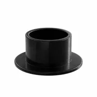 OILITE Flanged Sleeve Bearing: PEEK, 5/16 in Bore, 3/8 in OD, 1/4 in Overall Lg, Black, 10 PK (MPN PF-0506-02B)