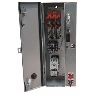 EATON Starter Kombinasi: Pemutus Sekering, 3 Kutub, Ukuran NEMA 1, 120V AC - Fusible Starters with Electronic Overloads