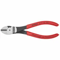 High Leverage Diagonal Cutting Plier: Std, Straight, Oval, 3/4 in Jaw Lg, 3/4 in Jaw Wd, 6 - 8 in (MPN 74 01 160 SBA)