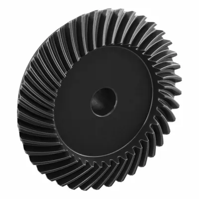 Roda Gigi Bevel Spiral KHK GEARS: Spiral, Rasio Gigi 2, Arah Kanan, Modul m 2, 40 Gigi - Spiral Teeth Metric Bevel Gears & Pinions