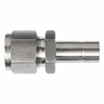 BRENNAN INDUSTRIES Fitting Kompresi Lurus: Ukuran Fitting 5/8 in OD x 3/4 in OD - Clean & Bagged Single-Ferrule Stainless Steel Fittings