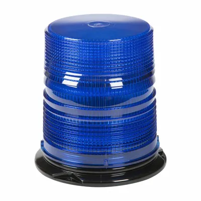 GROTE Beacon Berkedip: Beacon Berkedip, Biru, 6 3/8 in Lebar Keseluruhan, 6 11/16 in Tinggi Keseluruhan - Vehicle Flashing Beacons
