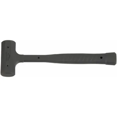 WESTWARD Palu Pukul Mati: Gagang Baja, 14 oz Berat Kepala, 1 in Diameter Muka Palu, 10 in Panjang Keseluruhan - Standard Dead-Blow Hammers