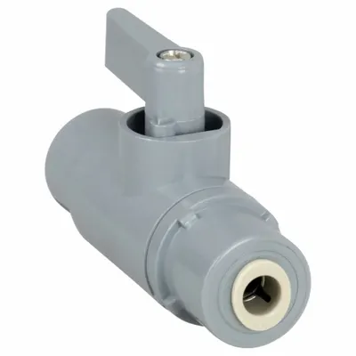 Katup Bola Dua Arah Manual: 1/4 in - PVC Ball Valves