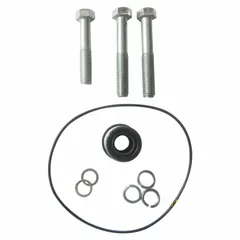 Seal kit and gasket set for straight centrifugal pumps, includes an O-ring. Compatible with Dayton centrifugal pumps and manufacturer model numbers 2ZWR2, 2ZWR3, 2ZWT6, and 2ZWT7. Used to replace worn seals and gaskets to restore pump performance and prevent leaks.