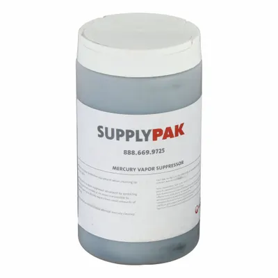 SUPPLYPAK Penekan Uap: Botol Tabur (MPN SUPPLY-245) - Mercury Vapor Supressants