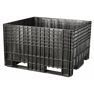 Wadah Curah BUCKHORN: 25.9 cu ft, 48 in x 44 in x 29 3/8 in, Tutup Tidak Termasuk - Non-Collapsible Plastic Bulk Containers
