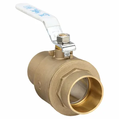 APOLLO Katup Bola Dua Arah Manual: 2 in, Kuningan, Lurus, Solder x Solder - Brass Ball Valves