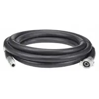 This 25 ft EPDM steam hose assembly has a 1 in inside diameter and 1 5/8 in outside diameter, with a black EPDM cover. It is fitted with carbon steel 1 in MNPT x 1 in FNPT couplings. Suitable for transferring steam in industrial applications such as plant maintenance, cleaning, and process heating