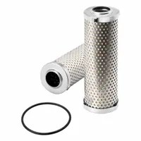 Cartridge hydraulic filter with 13/16 in inside diameter and 2 1/16 in outside diameter. Compatible with brake fluid and designed for use in Kawasaki vehicles. Removes contaminants to protect hydraulic system components