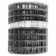 This galvanized mesh is designed for use as a physical barrier to exclude birds and pests from solar panel arrays. The 1-inch mesh allows airflow and light penetration while protecting wiring and equipment. It can be bent into custom shapes and installed with glue or screws.