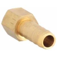APPROVED VENDOR Barbed Hose Fitting: For 5/16 in Hose I.D., Hose Barb x NPT, Male x Female, Hex (MPN 707002-0502)