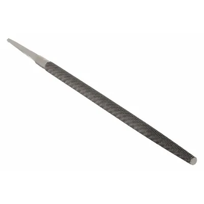 NICHOLSON Kikir Mesin: Bulat, Potongan Tunggal, Potongan Tepi Aman, Potongan Bastard, Panjang 8 in Tanpa Tang - Single-Cut Round Files