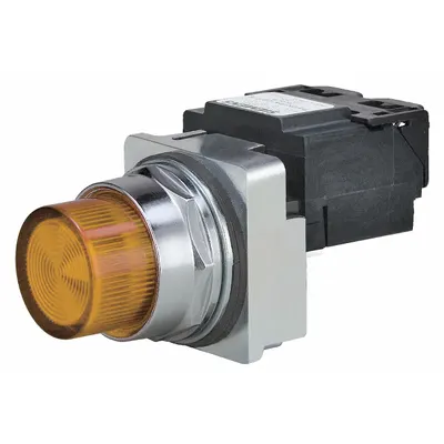 Siemens Lampu Pilot: Ukuran Pemasangan Panel 30 mm, Kuning, LED - LED Pilot-Lights