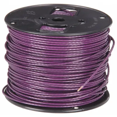 Kabel Sambungan SOUTHWIRE: Ukuran Konduktor 16 AWG, Ungu, Panjang Total 500 ft - Machine Tool Wires