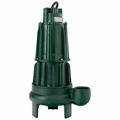ZOELLER Pompa Ejektor Limbah: Besi Cor, Tiga Fase, 7 1/2 hp, 460V AC - Non-Clog Sewage Ejector Pumps