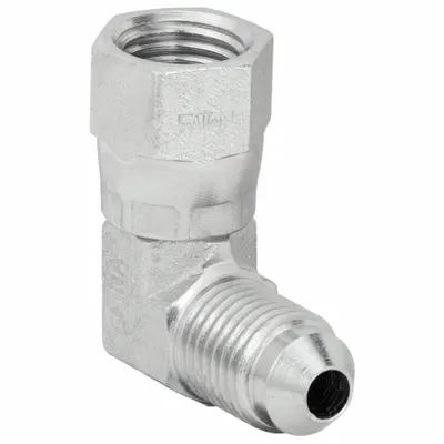 AEROQUIP Adaptor Selang Hidrolik: Ukuran Fitting 1/4 in x 1/4 in, Jantan x Betina, JIC x JIC - JIC-to-JIC Steel Hydraulic Hose Adapters