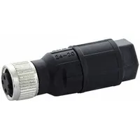 MURRELEKTRONIK Circular Connector: A Coded, 3 Socket, M8 Screw with Straight Connection, IP65/IP67 (MPN 7000-08365-0000000)