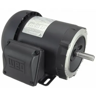 WEG Motor Tujuan Umum: Dudukan C-Face/Kaku, Pendingin Kipas Tertutup Total - C-Face with Rigid Base 3-Phase General Purpose AC Motors