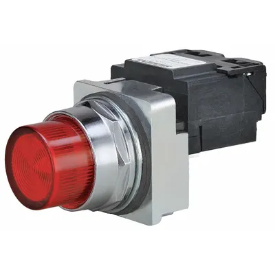 Siemens Pilot Light: 30 mm Panel Mounting Size, Red, LED - LED Pilot-Lights