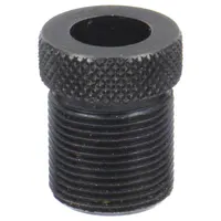 Steel nosepiece for POP AVDEL installation tools, designed for setting rivet nuts with M8 external thread. Used in assembly operations requiring threaded insert installation in metal or composite materials