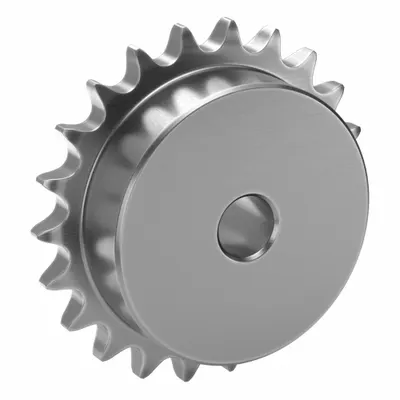 TSUBAKI Sproket Satu Untai: Hub Satu Sisi, Untuk Untai Tunggal, 40, 22 Gigi - Size 40 Plain-Bore Roller Chain Sprockets