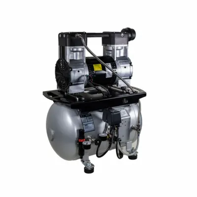 JUN-AIR Sistem Kompresor Piston Goyang: Bebas Minyak, 2 hp, 5.5 cfm, 120 psi Tekanan Operasi Maks - Laboratory Electric Air Compressors