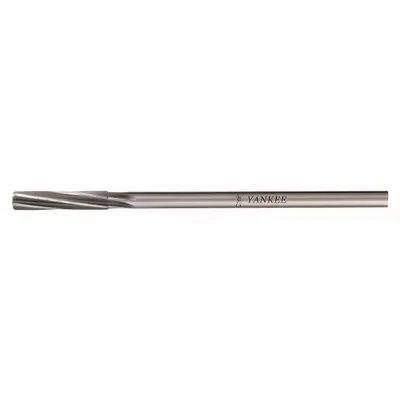 YANKEE Reamer Chucking: 0.2559 in Diameter, 6.5 mm, Alur Spiral, Kiri - Left-Hand Spiral-Flute High-Speed Steel Chucking Reamers