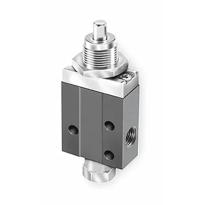 Parker Katup Kontrol Udara Manual: DirectAir 2, Tiga-Arah / Dua-Posisi, Plunger - Parker Directair 2 Series Manual Air Control Valves