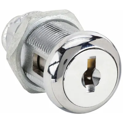 DELTA LOCK Kunci Cam: Kunci Cam Standar Berkunci, Berkunci Sama, Die-Cast Seng, Berlapis Krom - Keyed Cam Locks