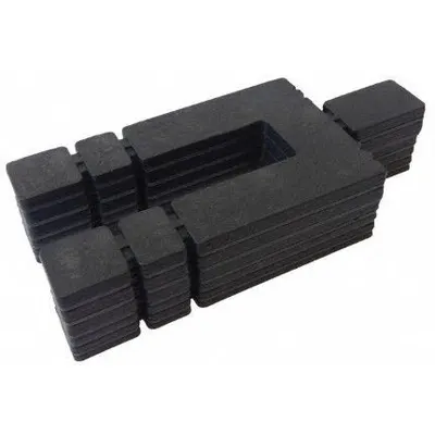 PRECISION BRAND Shim Konstruksi: Shim Berlubang, Panjang Shim 3 in, Lebar Shim 1 15/16 in, Tebal 1 in - Adjustable-Length Slotted Shims