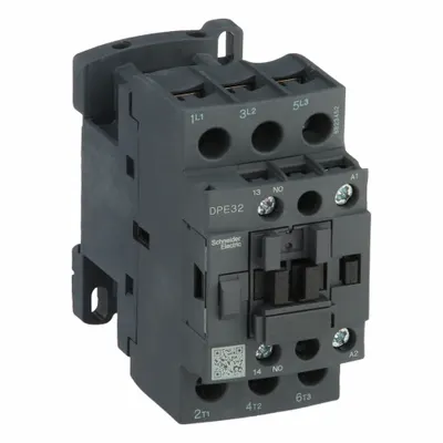 SCHNEIDER Kontaktor Magnetik: Non-Reversing, 3 Kutub, 3NO Kontak, 32 A - Non-Reversing IEC Contactors