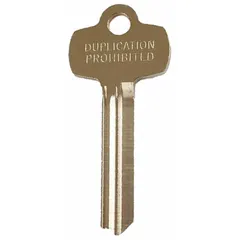 This key blank is designed for use with BEST tubular door locks. It features a TB keyway type and Key ID KS473. Constructed from brass with a nickel-plated finish, it contains 0 pins and is intended to be cut to match the lock's pin configuration.