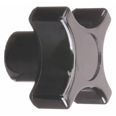 DAVIES Kenop Tangan: 4 Titik, Termoset, Ulir 5/16"-18 - 4-Arm Knobs with Threaded Hole